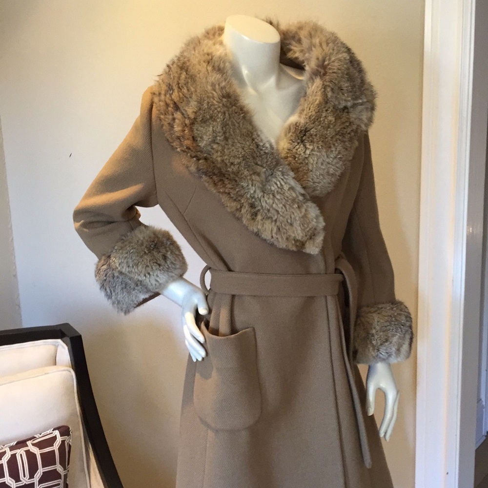HOST PICK!  Vintage Risa Diane Fur Coat - Picture 2 of 7
